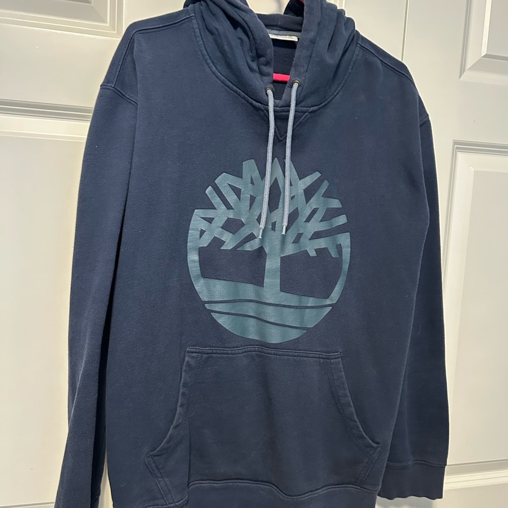 Timberland Dark Blue Men's hoodie Sweatshirt